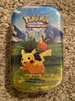 Pokemon Mega Evolution Ascended Heroes Pikachu & Tepig Mini Tin Factory Sealed - Image 1