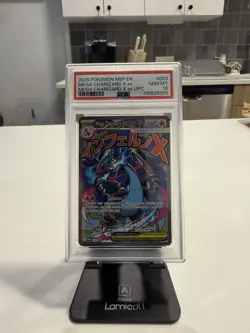 2025 Pokemon MEP EN-ME Black Star Promo #023 MEGA CHARIZARD X EX PSA 10 - Image 1
