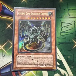 Yugioh! Ancient Gear Gadjiltron Dragon SD10-EN001 Ultra Rare 1st Edition VLP/NM - Image 1