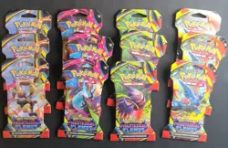 Pokemon 12 Mega Evolution Phantasmal Flames Sleeved Booster Packs (3 4 art sets) - Image 1
