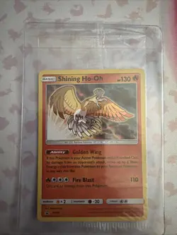 ✨Sealed✨Shining Ho-Oh SM70 Holo Foil Factory SEALED Pokemon Black Star Promo - Image 1