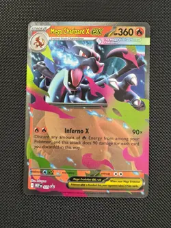 Mega Charizard X EX 029 Black Star Promo Mega Evolution Pokemon 2026 - Image 1
