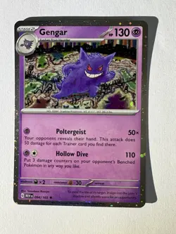 Pokemon Gengar 094/165 Cosmos Holo Rare 130 HP Stage 2 MEW EN - Image 2