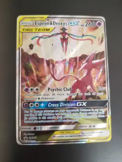 Espeon & Deoxys GX SM240 Pokemon Black Star Promo - Image 1