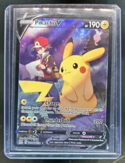 2022 Pokemon SWSH Lost Origin Pikachu V Trainer Gallery #TG16/TG30 - Image 1