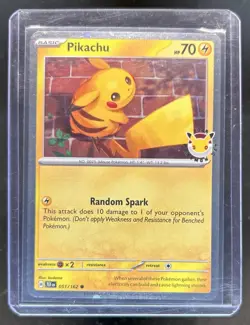 2024 Pokemon Temporal Forces Pikachu 2026 Day #051/162 - Image 1