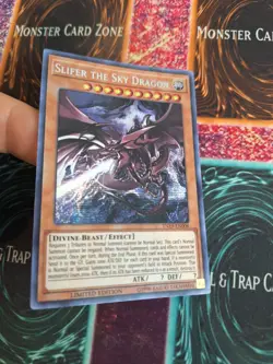 Yugioh Slifer the Sky Dragon TN19-EN008 Prismatic Secret Rare Limited Near Mint - Image 2