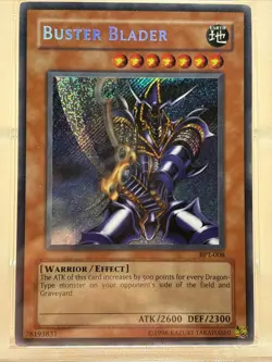 PSA 4 Buster Blader 2003 Yugioh! BPT -008 VG-EX Fast Ship - Image 2