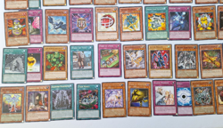 Vintage 1996 YU-GI-OHCard Lot 65+ Cards Foils Playing Board Played - Image 3