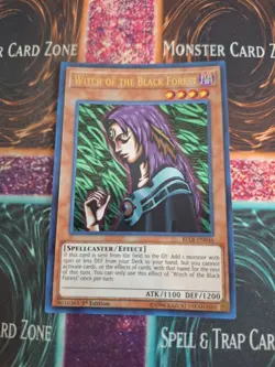 Yugioh Witch of the Black Forest BLLR-EN046 Ultra Rare 1st Edition Near Mint - Image 1