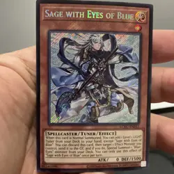 Sage With Eyes Of Blue LCKC-EN015 Unlimited SECRET RARE NM! +Bonus FREE SHIPPING - Image 1