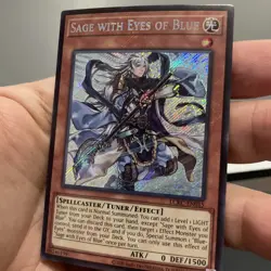 Sage With Eyes Of Blue LCKC-EN015 Unlimited SECRET RARE NM! +Bonus FREE SHIPPING - Image 3