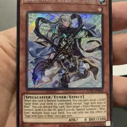 Sage With Eyes Of Blue LCKC-EN015 Unlimited SECRET RARE NM! +Bonus FREE SHIPPING - Image 5