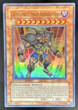 2002 Yu-Gi-Oh Shonen Jump Promos Exodius the Ultimate Forbidden Lord #JUMP-EN025 - Image 1