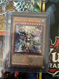 Yugioh Noh-P.U.N.K. Rising Scale BLMM-EN050 1st Edition NM - Image 1
