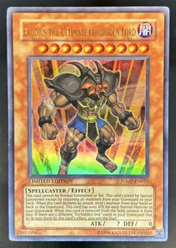 2002 Yu-Gi-Oh Shonen Jump Promos Exodius the Ultimate Forbidden Lord #JUMP-EN025 - Image 1