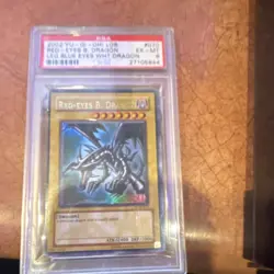 Konami Red-Eyes B. Dragon LOB-070 Ultra Rare Unlimited PSA EX-MT Yu-Gi-Oh! TCG - Image 1
