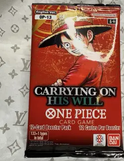 OP13, Carrying on His Will - 12 Card Booster pack - One Piece CCG - 1 pack - Image 3