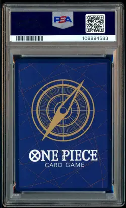 2024 One Piece OP09 EN Manga Alternate Art #051 Buggy PSA 10 GEM MINT - Image 2