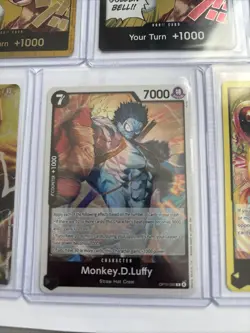 Monkey D Luffy OP15 SEC Adventure On Kami’s Island Bell Luffy Gold /black/ White - Image 3