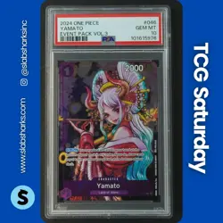 2024 ONE PIECE PROMO EVENT PACK VOL. 3 #P-046 YAMATO PSA 10 - Image 1