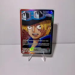 Sabo (004) (Alternate Art) OP13-004 Carrying On His Will One Piece Foil NM - Image 1