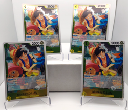 Monkey D. Luffy Playset - OP10-111 x4 - Royal Blood - One Piece TCG - English - Image 1