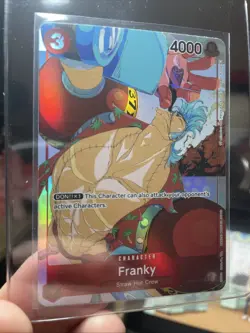 FRANKY! Holo Alt Art Rare One Piece TCG Gift Collection 2023 OP01-021, CGC - Image 1