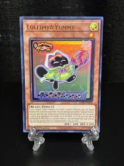 YUGIOH LOLLIPOP YUMMY ULTRA RARE 1ST NEAR MINT JUSH-EN018 - Image 1