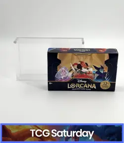 2023 DISNEY LORCANA THE FIRST CHAPTER BOOSTER BOX SEALED WITH ACRYLIC CASE - Image 1