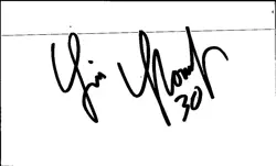 2000's -Tim Thomas- Signed/Autograph/Auto Index Card Boston Bruins NHL - Image 1