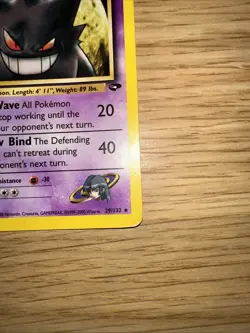 Pokemon TCG Sabrina's Gengar 29/132 Gym Challenge Non-Holo Card - Image 4