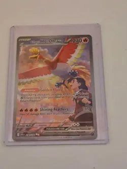 Pokemon TCG Ethan's Ho-Oh EX Card Destined Rivals 230/182 NM Condition - Image 2