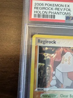 Regirock 28/110 Reverse Holo Rare Holon Phantoms Stamped Pokemon Card PSA 9 - Image 2