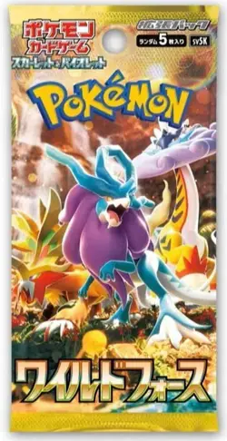 1 Pack Pokemon Card Game Wild Force Booster Pack 5 Cards Per Pack - Image 1