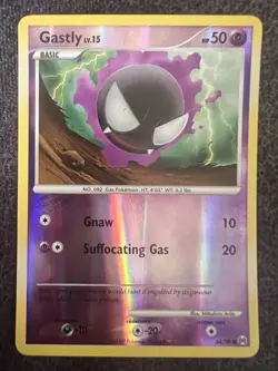Gastly 64/99 Common Reverse Holo Pokemon Card NM - Image 1