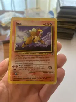 Spanish Pokemon TCG Entei Neo Revelation Card 17/64 Unlimited Rare - Image 3