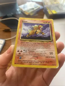 Spanish Pokemon TCG Entei Neo Revelation Card 17/64 Unlimited Rare - Image 4