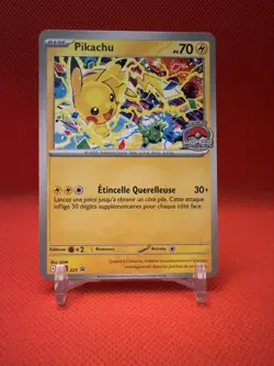 FRENCH Pokemon Pikachu world Championship 2025 Promo Card SVP 225 - Image 1