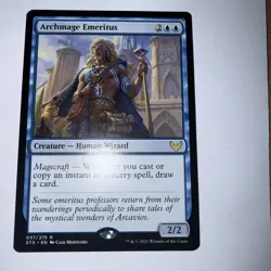 MTG - Archmage Emeritus - TDC 0145 - Tarkir Dragonstorm - Rare - Magic - Image 1