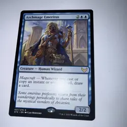 MTG - Archmage Emeritus - TDC 0145 - Tarkir Dragonstorm - Rare - Magic - Image 3