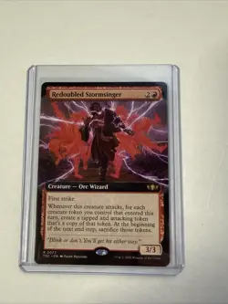 MTG Redoubled Stormsinger (Extended Art) Commander: Tarkir: Dragonstorm Regular - Image 1