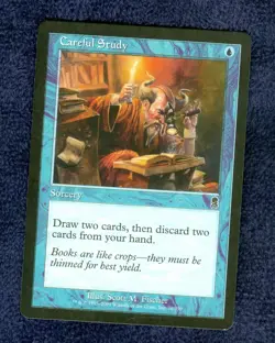 ODYSSEY Careful Study common Magic the Gathering Unplayed NM - Image 1