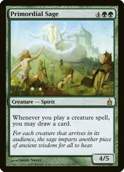 MTG Primordial Sage ** Ravnica: City of Guilds ** English (LP) - Image 1