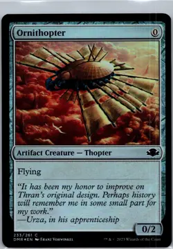 MTG Ornithopter FOIL Common 233/261 Dominaria Remastered M/NM - Image 1