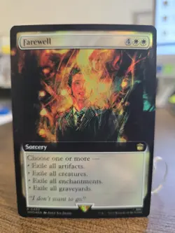 MTG Universes Beyond Doctor Who Farewell Extended Art Foil NM! - Image 1