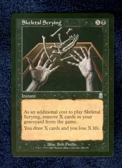 ODYSSEY Skeletal Scrying uncommon Magic the Gathering Unplayed Near mint to mint - Image 1