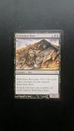 MTG Magic the Gathering Relentless Rats (58/165) Fifth Dawn NM - Image 1