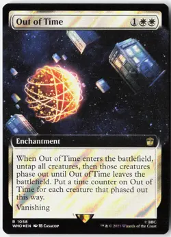 Out of Time (Extended Art) Foil R Universes Beyond: Doctor Who 467 NM - Image 1