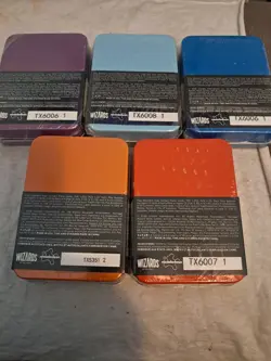 Magic The Gathering Teenage Mutant Ninja Turtles 3-Play Booster Tin Lot of 5 - Image 2